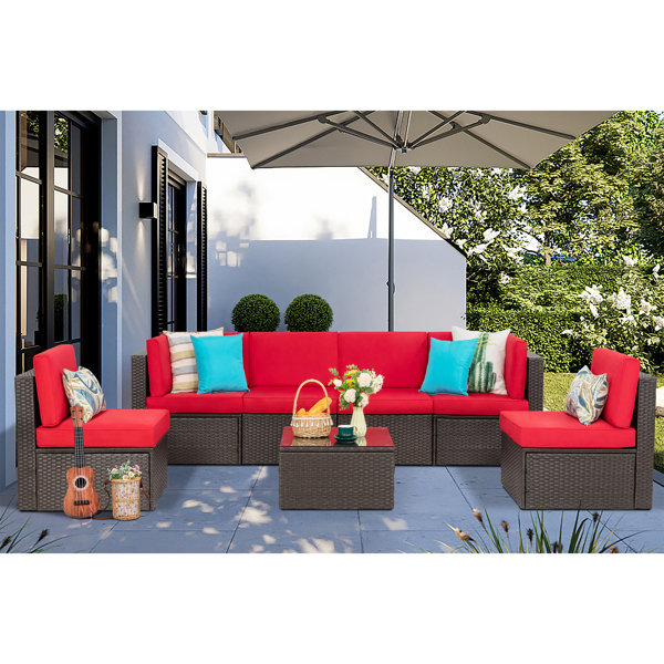 Wayfair shop cushions red